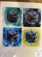 Set Of 4 Deluxe Glass Coasters Kit Colours 23/24 Coaster