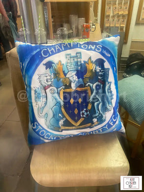 Stockport County Champions Cushion