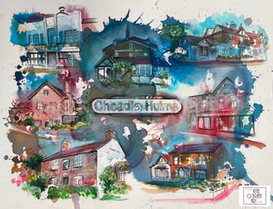 Cheadle Hulme Art Print Stockport