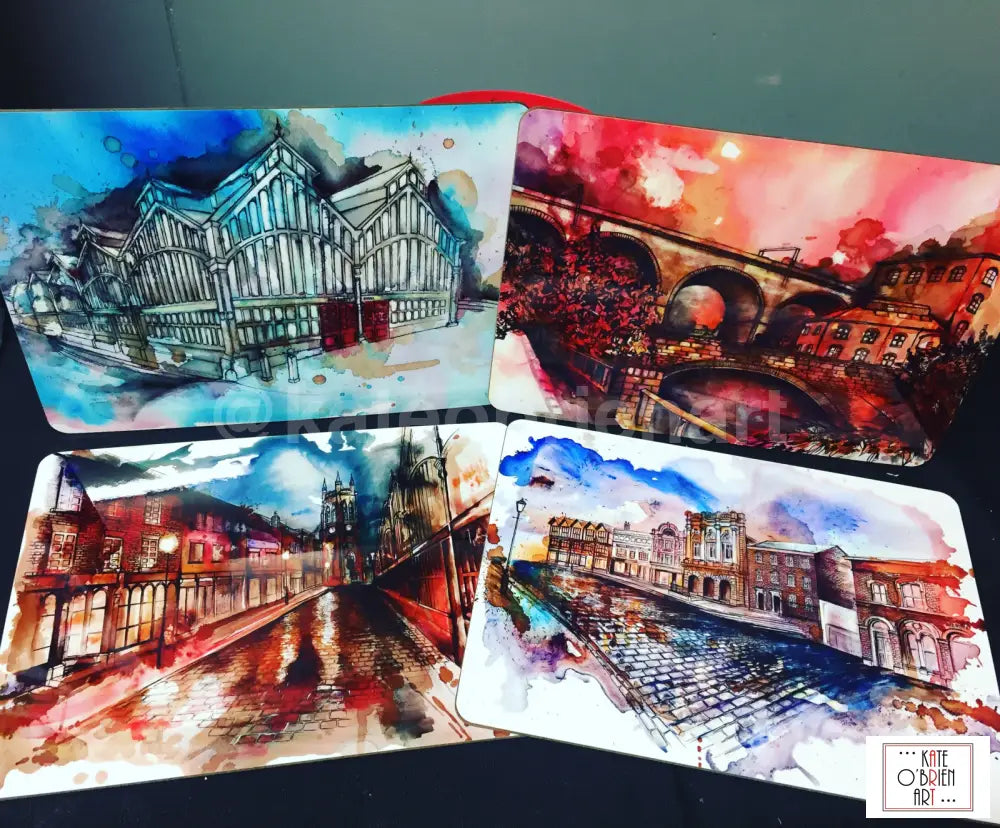 Copy Of Set 4 Large Stockport Placemats (Choose Any My Images - Landscape)