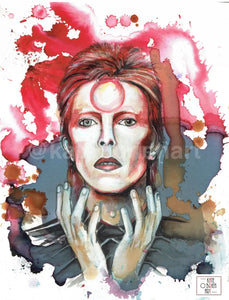 David Bowie Art Print Portrait
