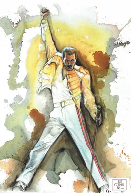 Freddie Mercury Art Print Portrait