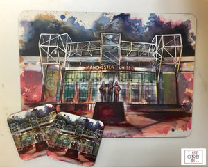 Old Trafford Placemat Manchester Art