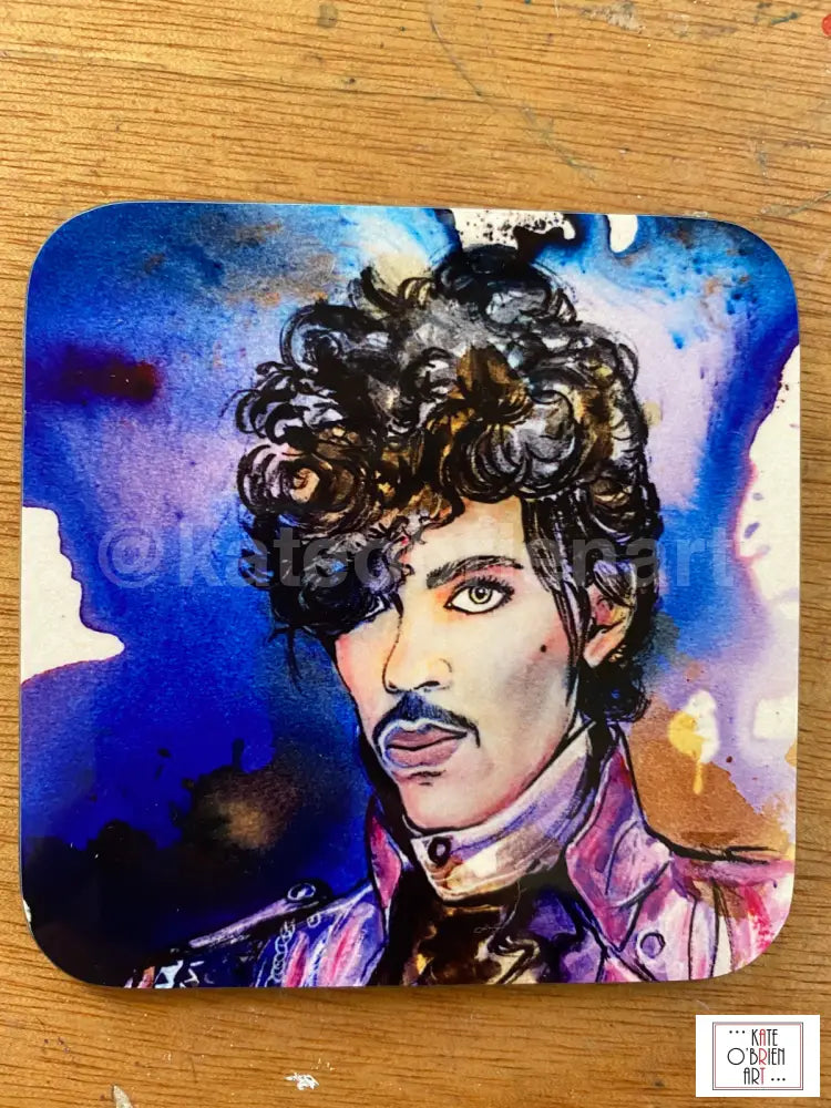 Prince coaster – Kate O'Brien Art