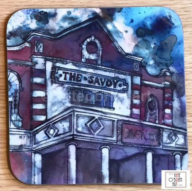 Savoy Cinema Heaton Moor Coaster - Purple