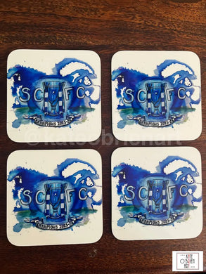 Set Of 4 Stockport County Champions 23/24 Coasters