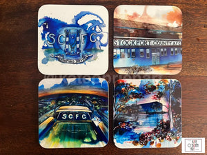 Set Of Stockport County Coasters