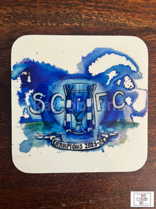 Stockport County Champions 2024 Coaster