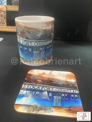 Stockport County Mug And Coaster Set