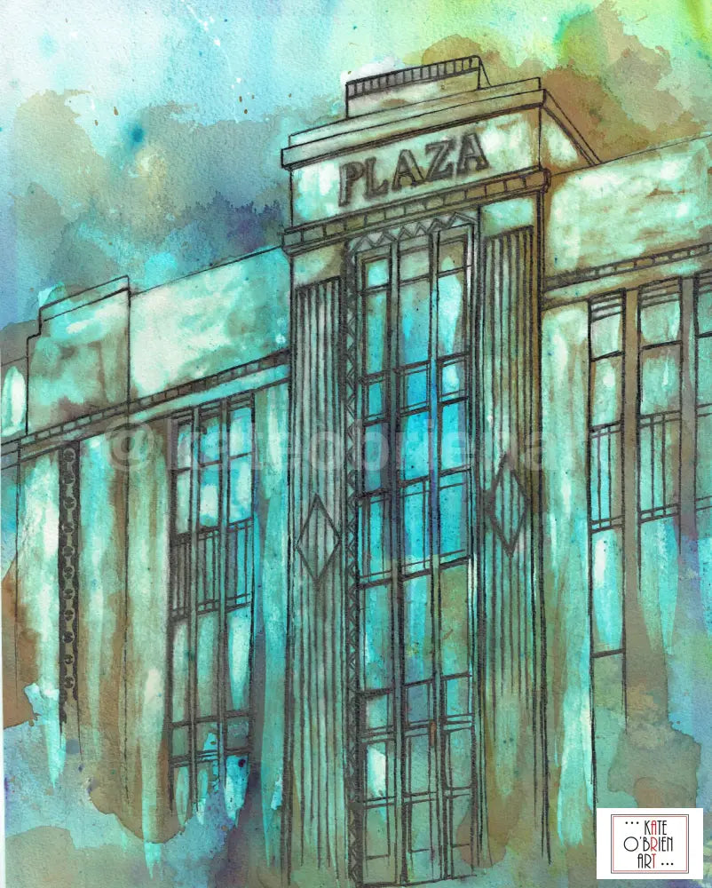 Stockport Plaza Art Print