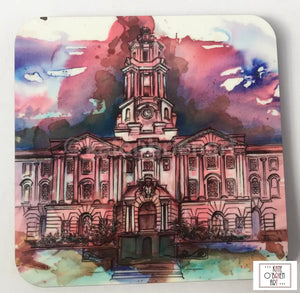 Stockport Town Hall Printed Wooden Magnet