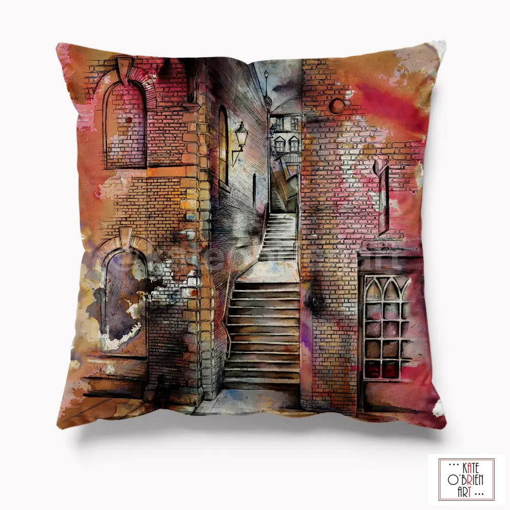 Stockport Turners Steps Cushion