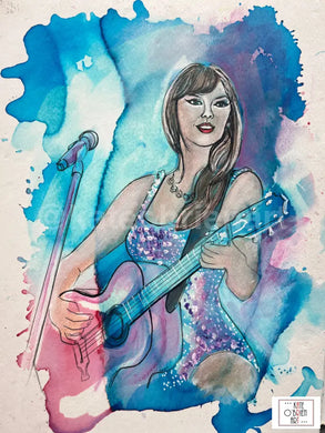 Taylor Swift Art Print Portrait