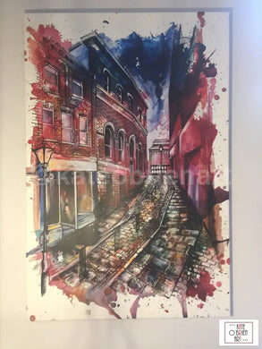 The Market Brow Stockport Canvas Print