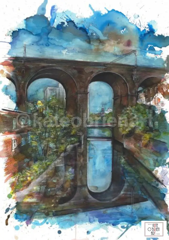 The River Mersey Art Print Stockport