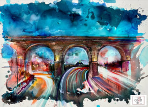 The Viaduct And Pyramid Stockport Art