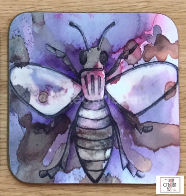 Worker Bee Coaster - Purple
